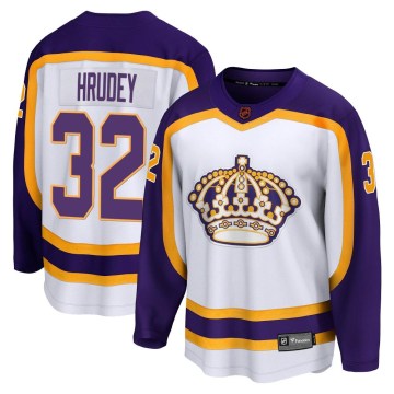 Fanatics Branded Los Angeles Kings Youth Kelly Hrudey Breakaway White Special Edition 2.0 NHL Jersey