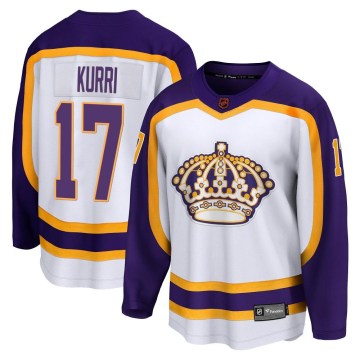 Fanatics Branded Los Angeles Kings Youth Jari Kurri Breakaway White Special Edition 2.0 NHL Jersey
