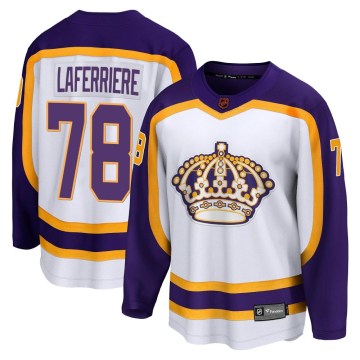 Fanatics Branded Los Angeles Kings Youth Alex Laferriere Breakaway White Special Edition 2.0 NHL Jersey