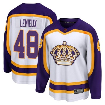 Fanatics Branded Los Angeles Kings Youth Brendan Lemieux Breakaway White Special Edition 2.0 NHL Jersey