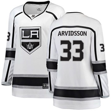 Fanatics Branded Los Angeles Kings Women's Viktor Arvidsson Breakaway White Away NHL Jersey