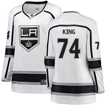 Fanatics Branded Los Angeles Kings Women's Dwight King Breakaway White Away NHL Jersey