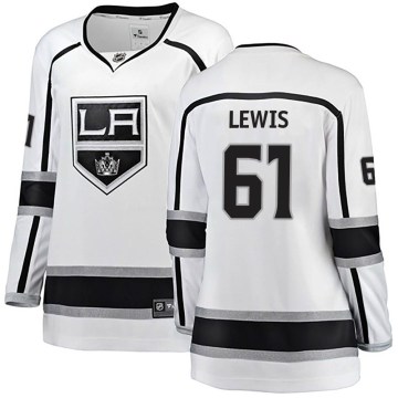 Fanatics Branded Los Angeles Kings Women's Trevor Lewis Breakaway White Away NHL Jersey