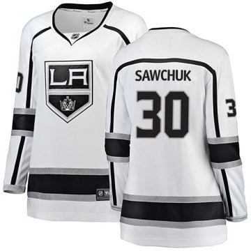 Fanatics Branded Los Angeles Kings Women's Terry Sawchuk Breakaway White Away NHL Jersey