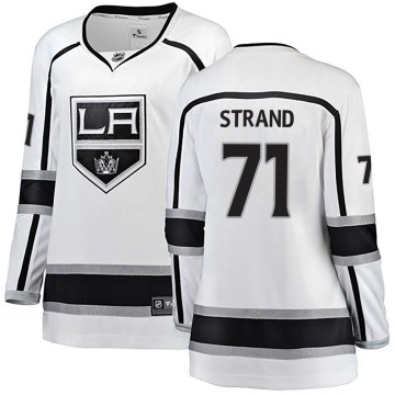 Fanatics Branded Los Angeles Kings Women's Austin Strand Breakaway White Away NHL Jersey