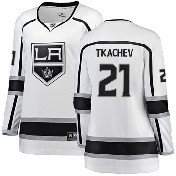 Fanatics Branded Los Angeles Kings Women's Vladimir Tkachev Breakaway White Away NHL Jersey