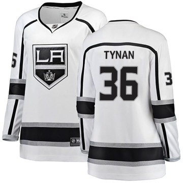 Fanatics Branded Los Angeles Kings Women's T.J. Tynan Breakaway White Away NHL Jersey