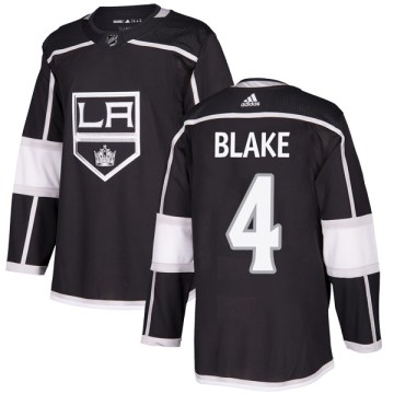 Adidas Los Angeles Kings Men's Rob Blake Authentic Black Home NHL Jersey