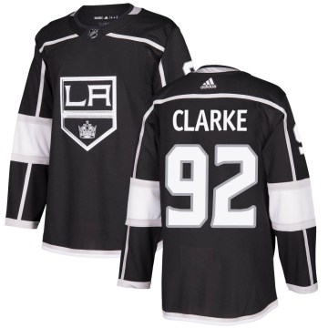Adidas Los Angeles Kings Men's Brandt Clarke Authentic Black Home NHL Jersey