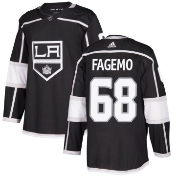 Adidas Los Angeles Kings Men's Samuel Fagemo Authentic Black Home NHL Jersey