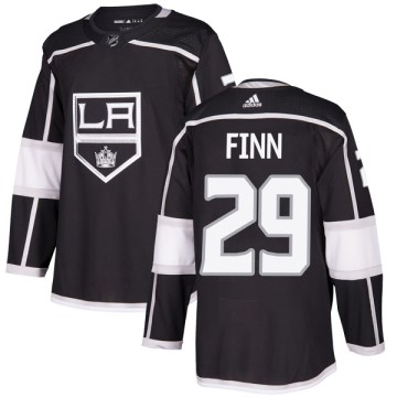 Adidas Los Angeles Kings Men's Steven Finn Authentic Black Home NHL Jersey