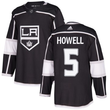 Adidas Los Angeles Kings Men's Harry Howell Authentic Black Home NHL Jersey