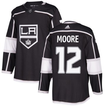 Adidas Los Angeles Kings Men's Trevor Moore Authentic Black Home NHL Jersey