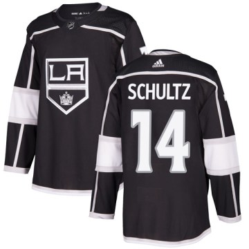 Adidas Los Angeles Kings Men's Dave Schultz Authentic Black Home NHL Jersey