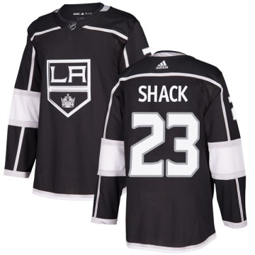 Adidas Los Angeles Kings Men's Eddie Shack Authentic Black Home NHL Jersey