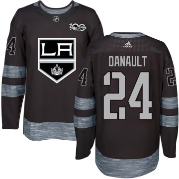 Los Angeles Kings Youth Phillip Danault Authentic Black 1917-2017 100th Anniversary NHL Jersey