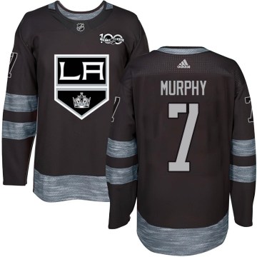 Los Angeles Kings Youth Mike Murphy Authentic Black 1917-2017 100th Anniversary NHL Jersey