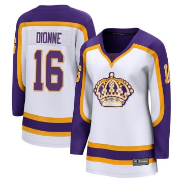 Fanatics Branded Los Angeles Kings Women's Marcel Dionne Breakaway White Special Edition 2.0 NHL Jersey