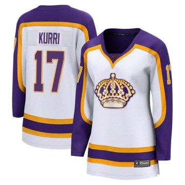 Fanatics Branded Los Angeles Kings Women's Jari Kurri Breakaway White Special Edition 2.0 NHL Jersey