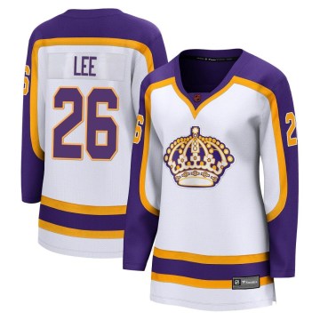 Fanatics Branded Los Angeles Kings Women's Andre Lee Breakaway White Special Edition 2.0 NHL Jersey