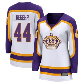Fanatics Branded Los Angeles Kings Women's Robyn Regehr Breakaway White Special Edition 2.0 NHL Jersey
