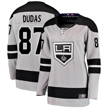 Fanatics Branded Los Angeles Kings Women's Aidan Dudas Breakaway Gray Alternate NHL Jersey