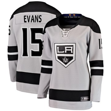 Fanatics Branded Los Angeles Kings Women's Daryl Evans Breakaway Gray Alternate NHL Jersey