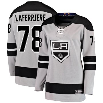 Fanatics Branded Los Angeles Kings Women's Alex Laferriere Breakaway Gray Alternate NHL Jersey