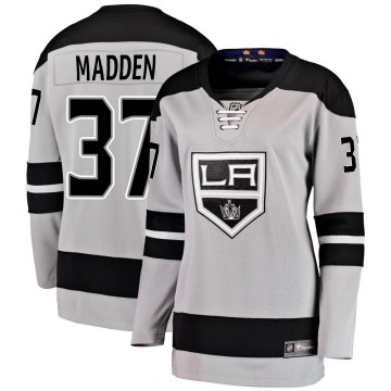 Fanatics Branded Los Angeles Kings Women's Tyler Madden Breakaway Gray Alternate NHL Jersey