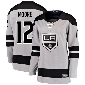 Fanatics Branded Los Angeles Kings Women's Trevor Moore Breakaway Gray Alternate NHL Jersey