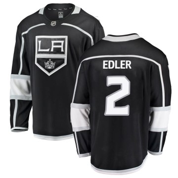 Fanatics Branded Los Angeles Kings Men's Alexander Edler Breakaway Black Home NHL Jersey