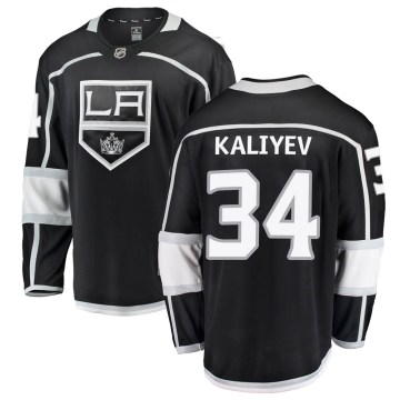 Fanatics Branded Los Angeles Kings Men's Arthur Kaliyev Breakaway Black Home NHL Jersey