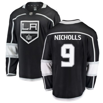 Fanatics Branded Los Angeles Kings Men's Bernie Nicholls Breakaway Black Home NHL Jersey