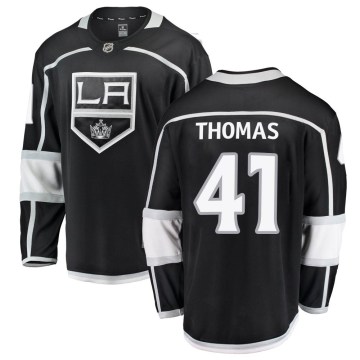 Fanatics Branded Los Angeles Kings Men's Akil Thomas Breakaway Black Home NHL Jersey