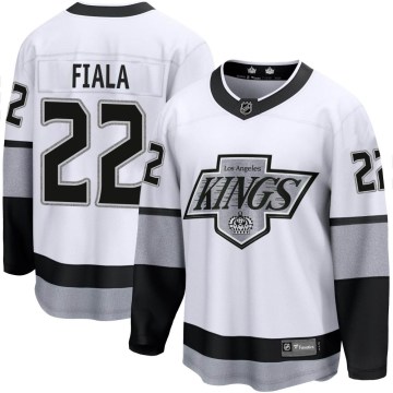 Fanatics Branded Los Angeles Kings Men's Kevin Fiala Premier White Breakaway Alternate NHL Jersey