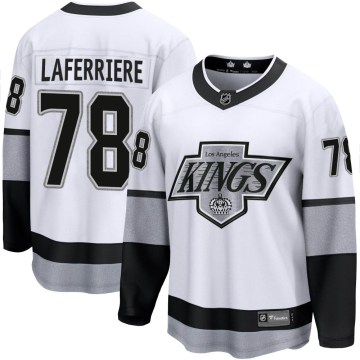 Fanatics Branded Los Angeles Kings Men's Alex Laferriere Premier White Breakaway Alternate NHL Jersey