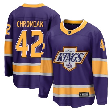 Fanatics Branded Los Angeles Kings Youth Martin Chromiak Breakaway Purple 2020/21 Special Edition NHL Jersey