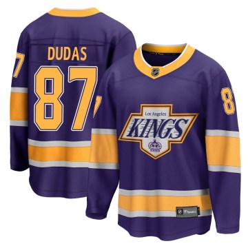Fanatics Branded Los Angeles Kings Youth Aidan Dudas Breakaway Purple 2020/21 Special Edition NHL Jersey