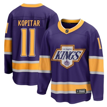 Fanatics Branded Los Angeles Kings Youth Anze Kopitar Breakaway Purple 2020/21 Special Edition NHL Jersey