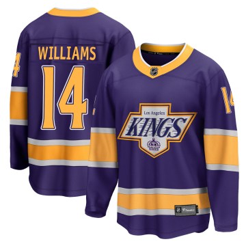 Fanatics Branded Los Angeles Kings Youth Justin Williams Breakaway Purple 2020/21 Special Edition NHL Jersey
