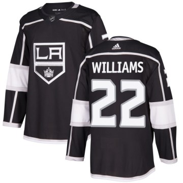 Adidas Los Angeles Kings Men's Tiger Williams Authentic Black NHL Jersey